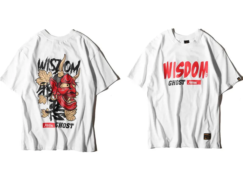 Evil Ghost Printed Tops Tee 3