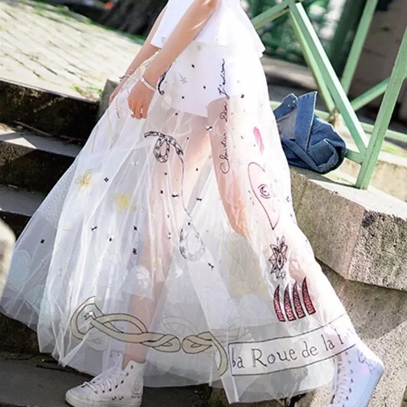 Processus Buste Fil Livre Semaine Broderie Nouvelle Force Personnalisé Jupe Spectacle Dieu Soleil Blanc Complexe Lourd Super EqXO7vF