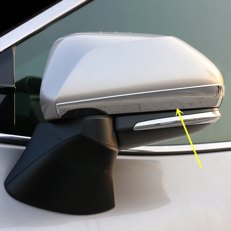 

For Toyota Camry XV70 2018 ABS Chrome Exterior Rearview Mirror Decoration Cover Trim 2pcs Car Styling Accessories