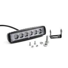 6 inch 18 W 12 V LLEVÓ la Luz Corriente Diurna Del Coche Barra de Luz para el Coche Indicador Motocicleta de Conducción Offroad Camión Tractor 4×4 SUV ATV