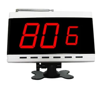 

Wireless receiver for server receiving the calling message, two digits show the guest number, one digit display function