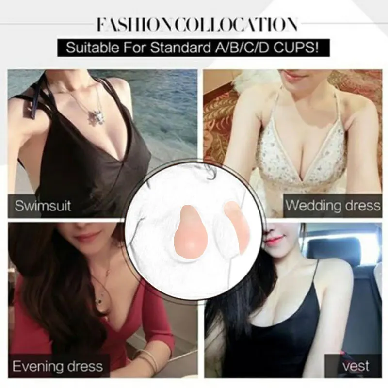 Sexy Women Lingerie Silicone Push Up Lingerie Set Sexy Women Lingerie Fashion Transparent Women Bra Set Party Dress Bralette