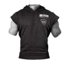 Brand Gyms Clothing Fitness Men Tank Top with hooded Mens Bodybuilding Tank Tops workout Men's tank top black/grey Cotton top Brand Gyms Clothing Fitness Men Tank Top with hooded Mens Bodybuilding Tank Tops workout Men's tank top black/grey Cotton top