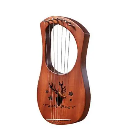 Lyra harp Lyre small harp Le Qinqin греческий музыкальный инструмент высокого качества для начинающих лекторов - Цвет: A