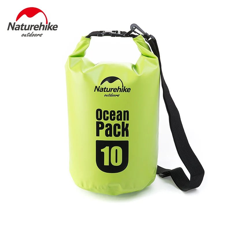 Naturehike en forma de barril lona río Trekking a la deriva sello Rafting bolsa océano Paquete de bolsa a prueba de agua bolsa seca al aire libre 5L/ 10L/20L