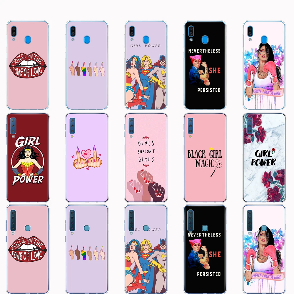 

Case For Samsung A50 Case For Samsung Galaxy A50 A60 A10 A30 A40 A70 A 50 2019 A9 A7 2018 Girl Power