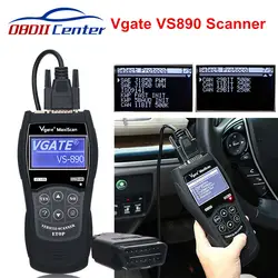 2019 Vgate VS890 автомобиля диагностический сканер OBD2 авто код читателя Maxiscan VS 890 ObdII сканер VS-890 Поддержка multi-бренды