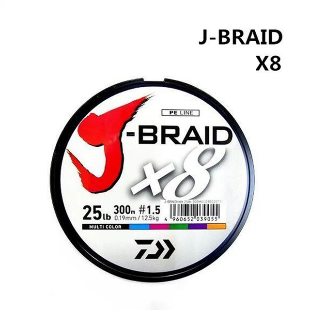 $US $15.11 DAIWA Fishing Line J-Braid 300M PE Fishing Line 30-100LB Japan PE Line Braided Fishing Line