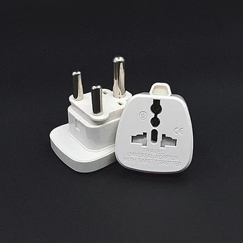 

10pcs White Universal US UK EU to Big South Africa Travel Wall AC Power Charger Outlet Adapter Socket Converter transform