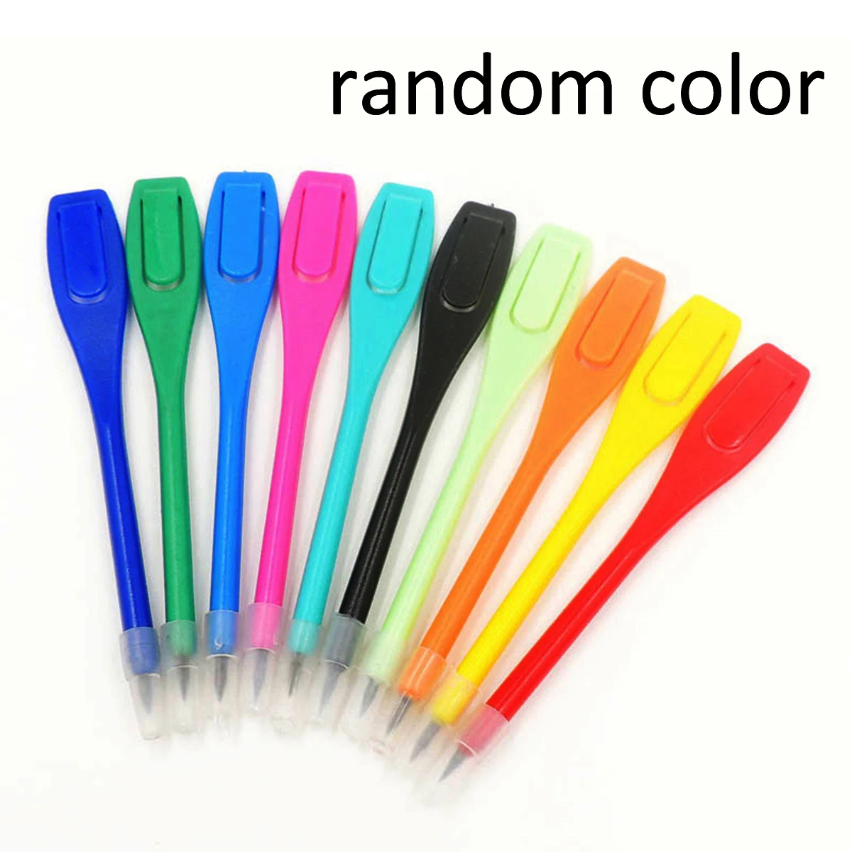 New 20Pcs Plastic Golf Score Pen Assorted Color Golf Clip Score Pencils Recording Clear Mud Tool Golf Pencil Score Card Clip