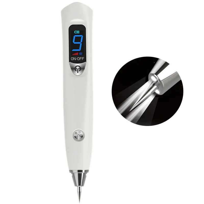 

Newest 9 Level Laser Plasma Pen Mole Tattoo Freckle Removal Pen Skin Care Mole Dark Spot Remover Wart Skin Tag Removal Pen