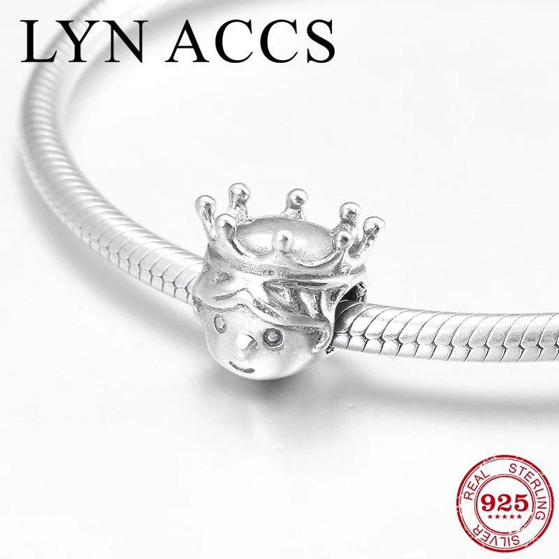 

Fairy tale noble prince 925 Sterling Silver DIY gift fine beads Fit Original Pandora Charm Bracelet Jewelry making Women Girl