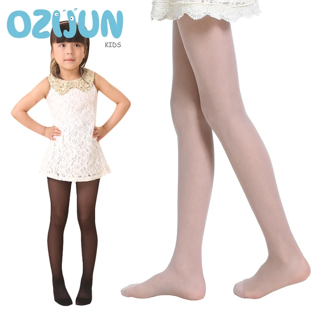High Quality Children Girls Cover Yarn Sheer Silk Pantyhose Summer