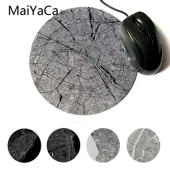 

MaiYaCa High Quality Paris White Map DIY Design Pattern Game mousepad New Personalized print Mousepad
