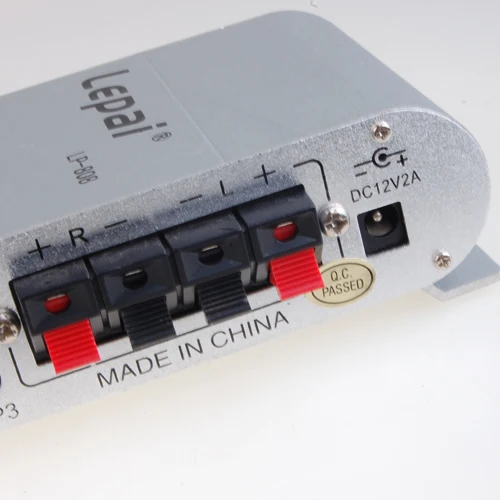 Mini Car Motorcycle Hi-Fi Stereo Audio Amplifier w/ Super Bass Out