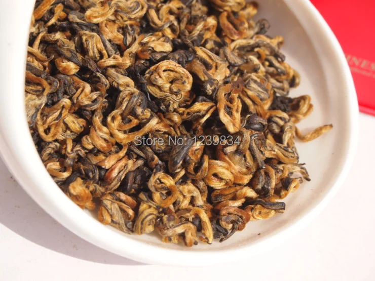 

150g AAAA curly jinjunmei, Dian Hong,JinJunmei,Yunnan Black Tea,Free Shipping