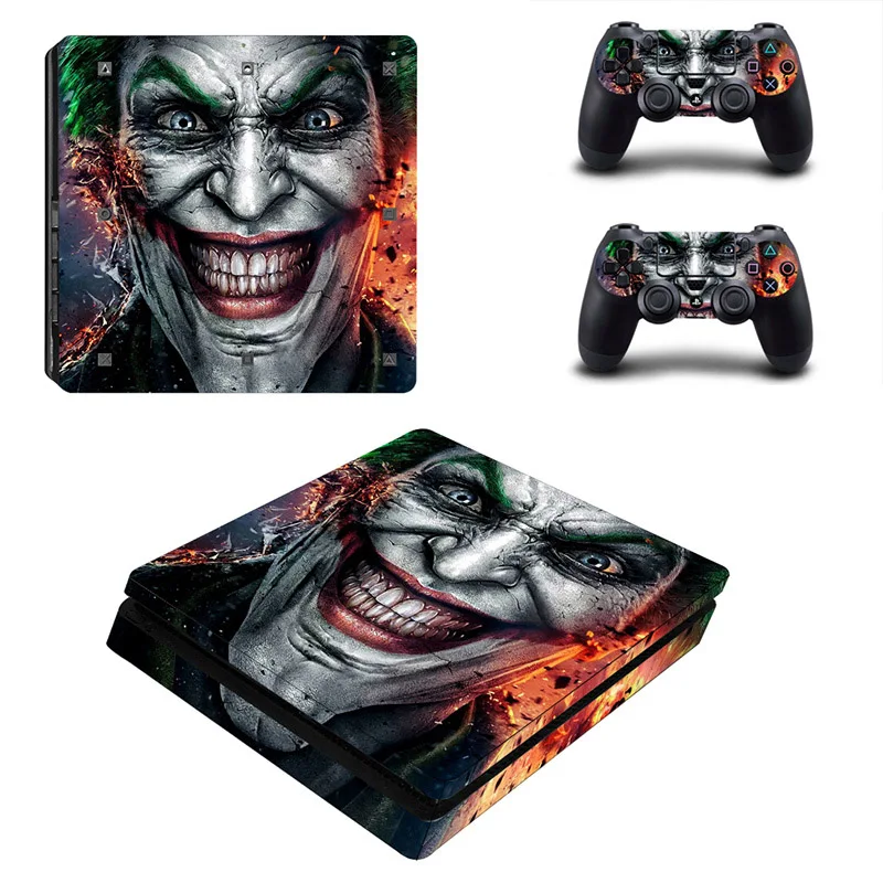 Виниловая наклейка в стиле Джокера для PS4 Slim Skin Cover PlayStation 4 консоль и 2