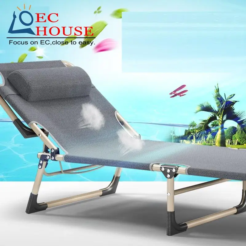 folding bed folding single couch siesta office March accompanying simple reinforcement thick widened version