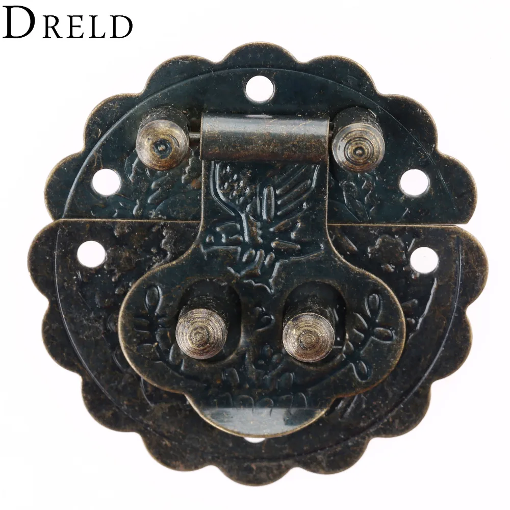 Antique Box Latches Decorative Drawer Hasp Jewelry Wooden Box Suitcase