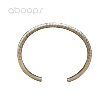 

58mm Simple Solid 999 Sterling Silver Buddhism Heart Sutra Bangle Jewelry for Men Women Adjustable Free Shipping