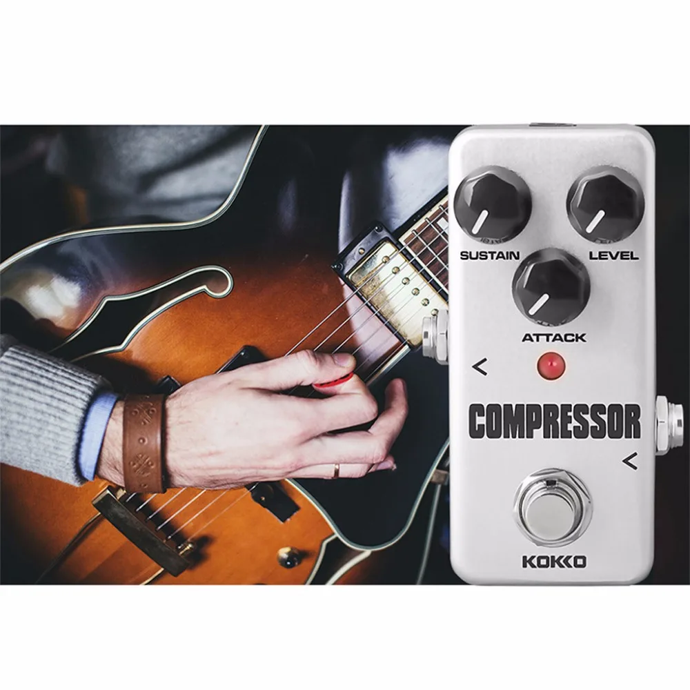  FCP2 Mini Compressor Portable Guitar Effect Pedal Electric Bass Parts Accessory