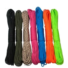 80 цветов Paracord 550 100 футов Паракорд веревка Cuerda Escalada Mil Spec type III 7 Strand Paracorde 550 оборудование для выживания на открытом воздухе