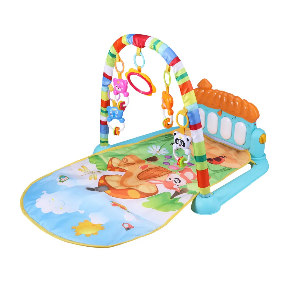 

Baby Activity Gym Kids Rug Educational Puzzle Carpet With Piano Keyboard And Cute Animal Playmat Crawling Play Mat Toys