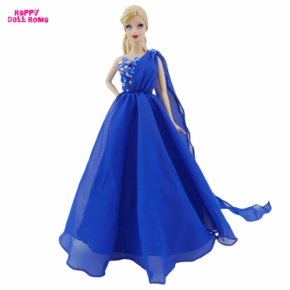 blue colour doll