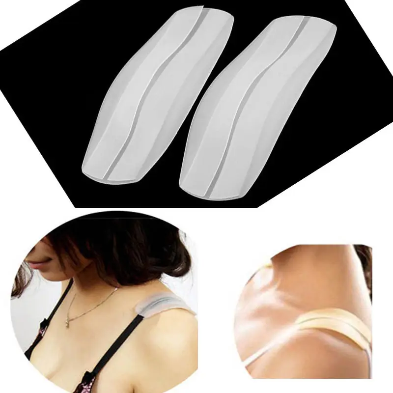 Soft Silicone Bra Strap Cushions Holder Non slip Shoulder Pads Relief Pain Newestin intimates