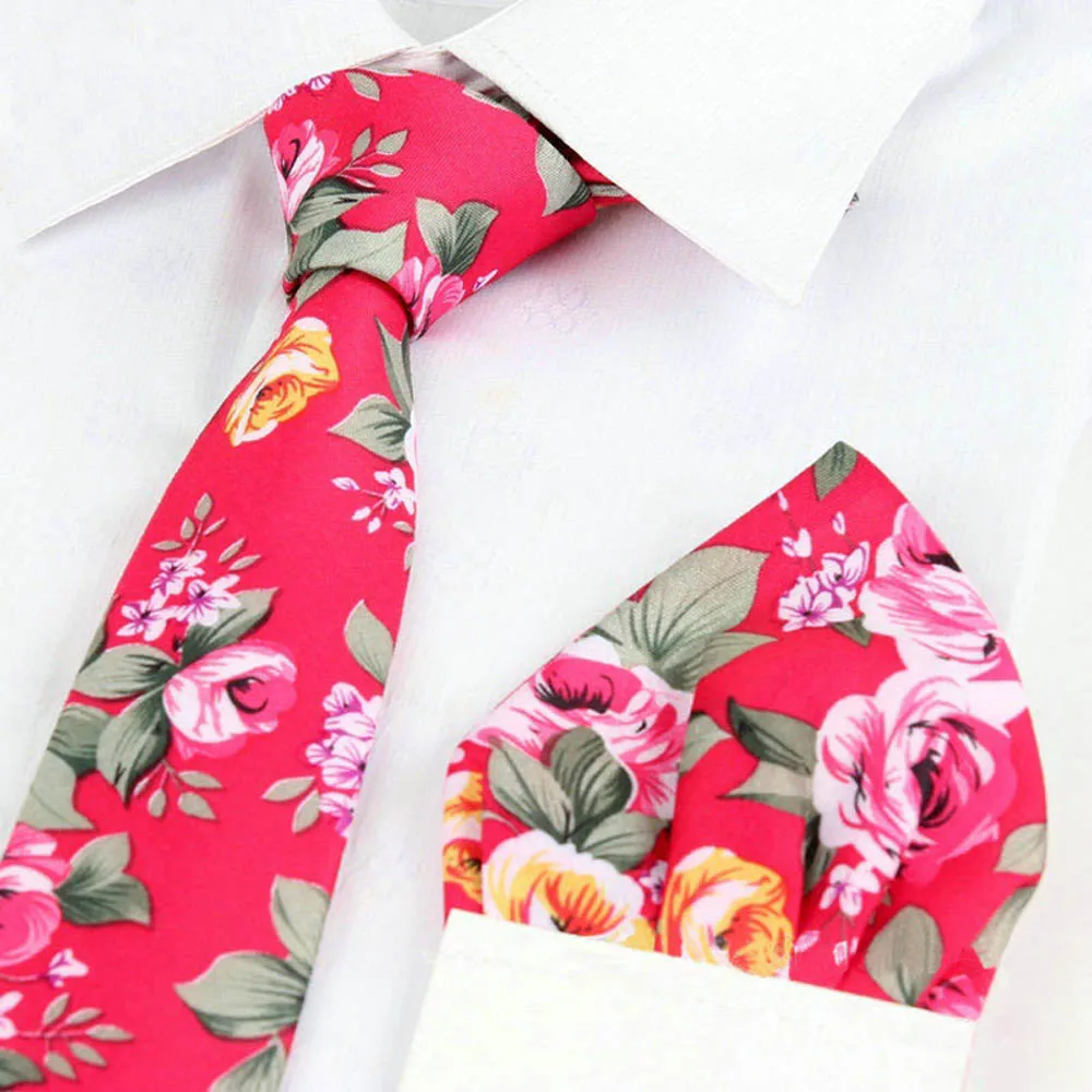 BWTYF-0004-Hot Pink(Tie Set)