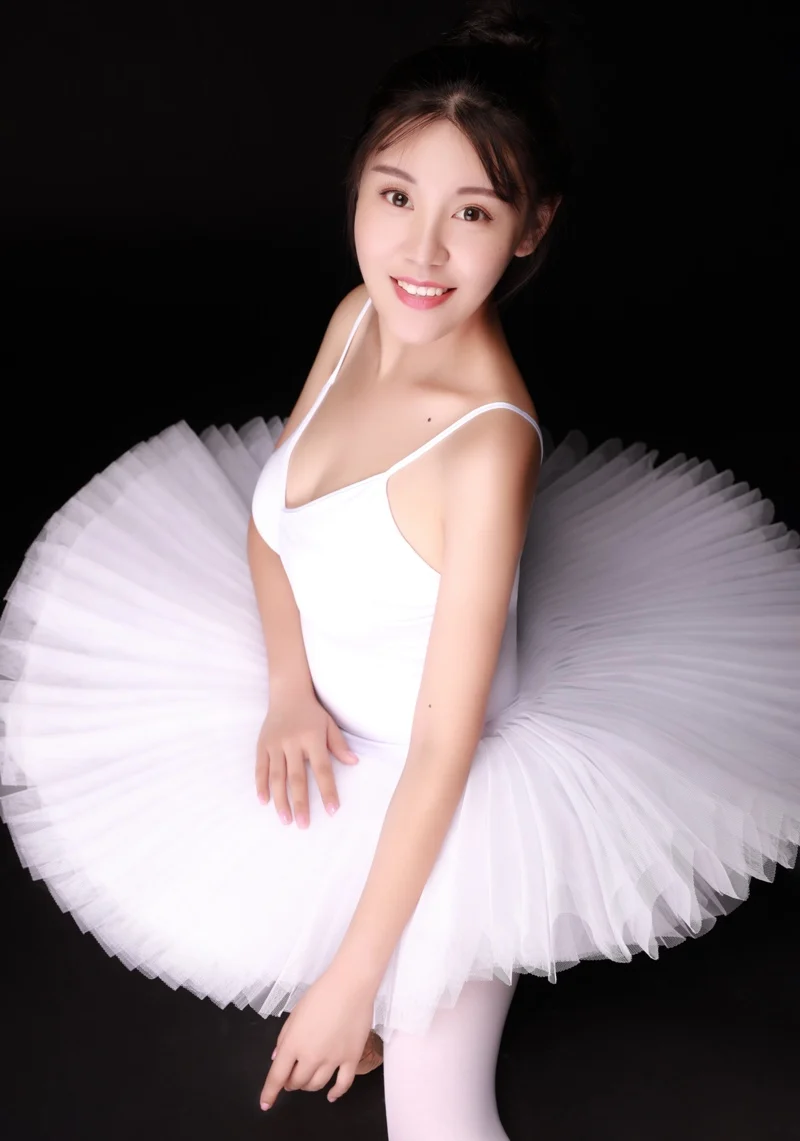 Professional Tutu Adult Ballet Leotard Black Red White Costumes Ballerina Women Ballet Dance Clothes Kid Child Girls 5 Layer Ballet Leotard