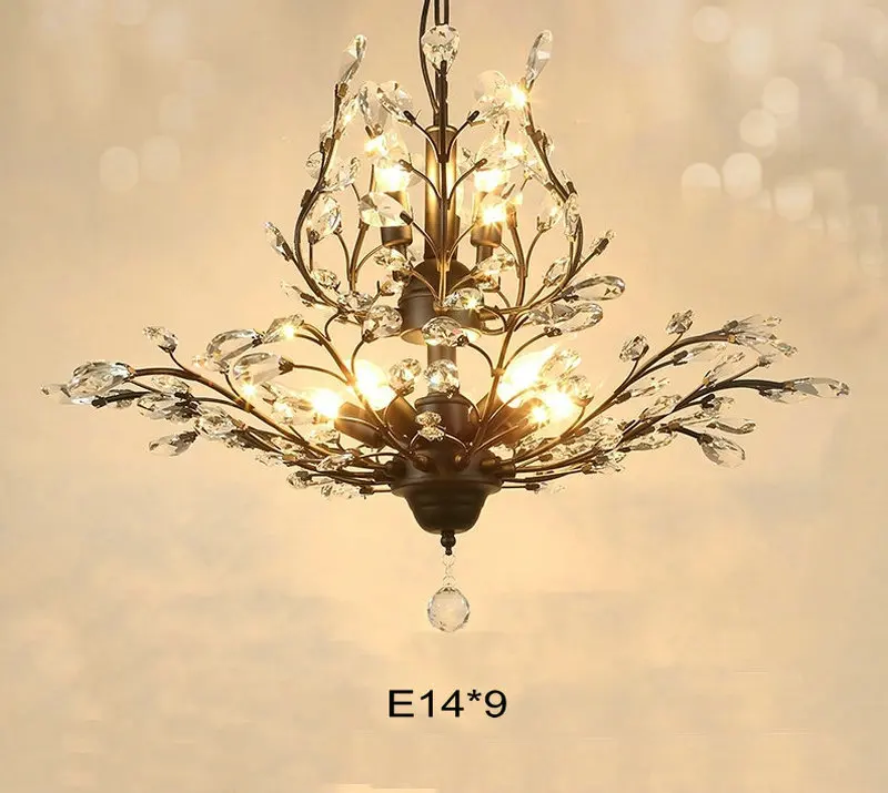 4 5 6 Lights Ceilling Light 7 8 9 Lights Chandelier Lighting Modern Home Decor Led Crystal Lamp Lustre Cristal E14 Crystal Lamps6