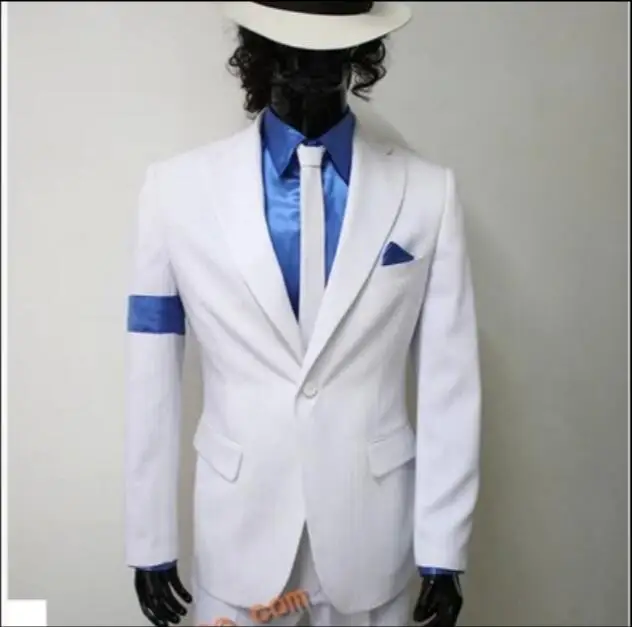 S 5XL Michael Jackson Costume Suit Sets Formal Dress Men's