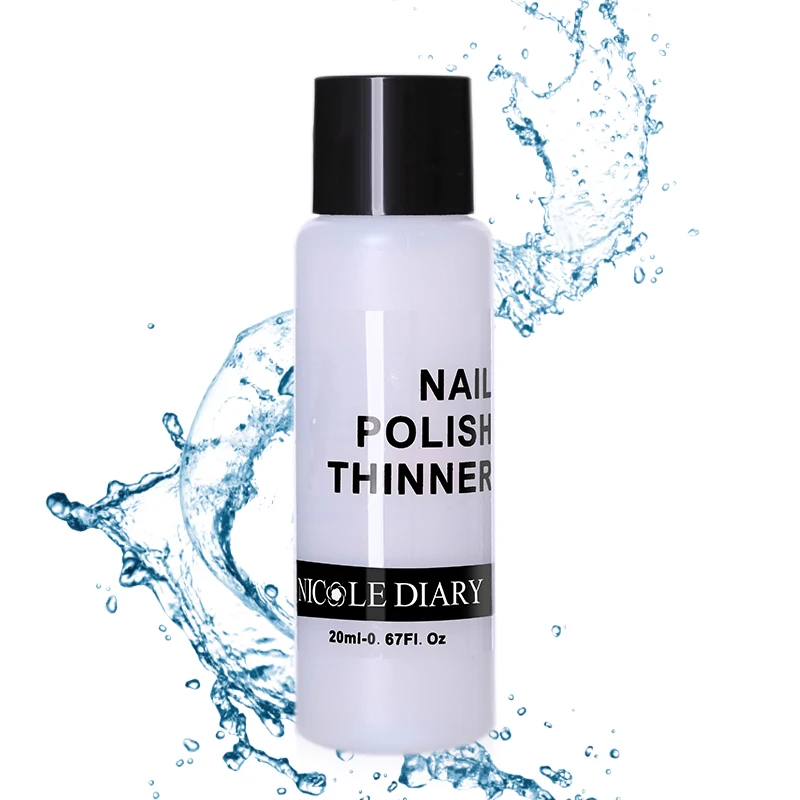 

NICOLE DIARY 1 Bottle 20ml Nail Polish Stamping Polish Thinner Lacquer Nail Varnish Manicure Nail Art Tool