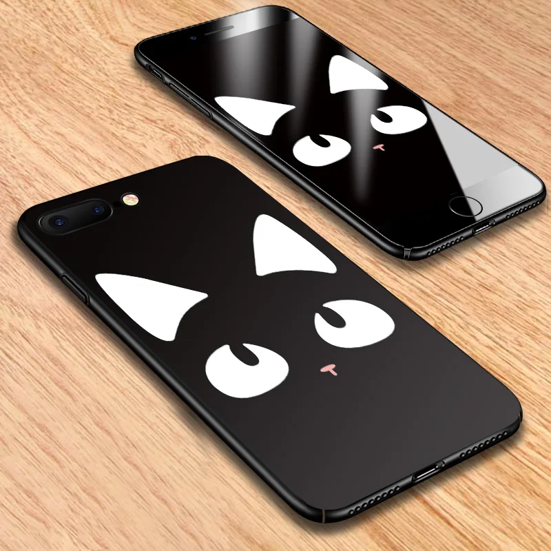 

Cute Cartoon Animals Case for Iphone 7 7plus 6 6s 8 8plus Rabbit Cat Chick Bear Hard Plastic Back Cover Phone Cases for Iphone 8