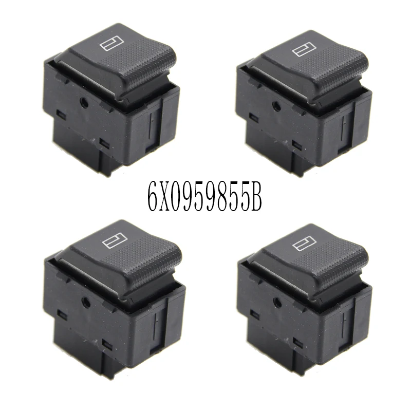 4pcs New Power Window Switch Electric Controller Master Switches For VW