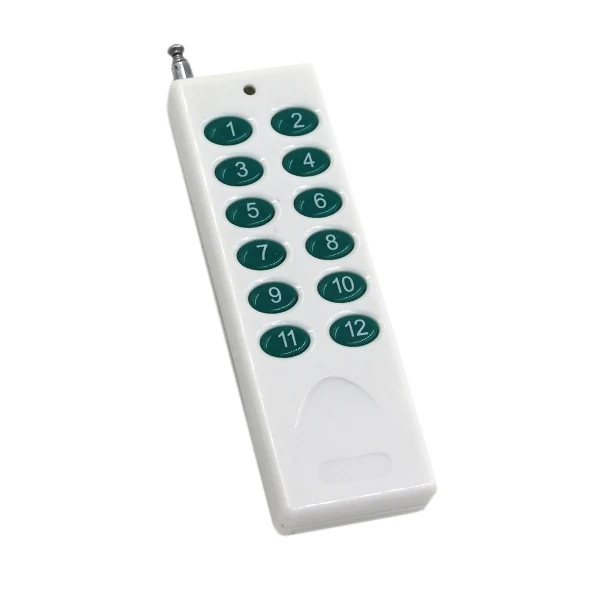 New Arrival Digital Remote Control Switch/ Home Light Switch Smart Control Learning Code 12 Keys Remote 315/433mhz