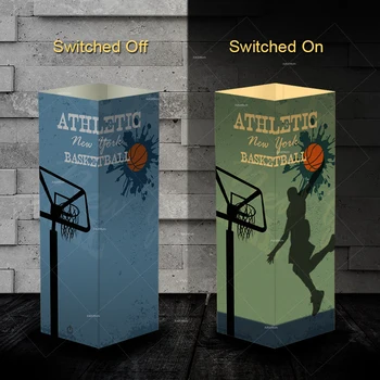 

Creative basketball sport New York Shadow night lights USB warm white Lighting ideal gifts for athletes baby sleep HOME decor