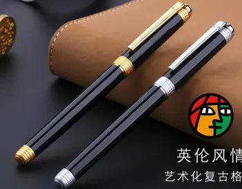

High quality 0.5MM Nib Fountain pen Full metal Golden Clip luxury pens PICASSO Caneta Stationery Office school supplies