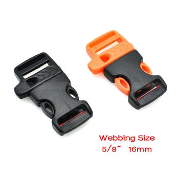 

10pcs/pack 5/8"(15mm) Emergency Side Release Whistle Buckles For Paracord Bracelet/Backpack/Survival Kits