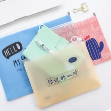 1 шт. 2761 Творческий A4 PP молния папка для файлов папки Студенческая Канцелярия технические данные портфель