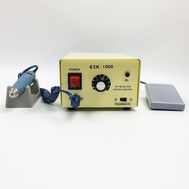 ESK1000 щеточный микромотор SM45C ручка для стоматологической лаборатории и машинка для маникюра