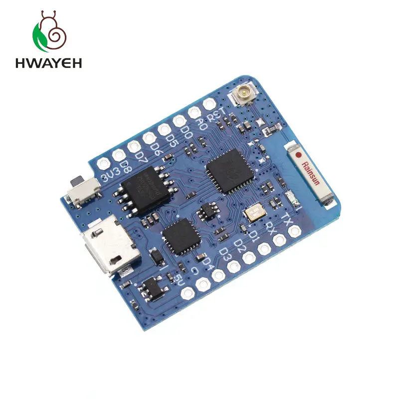 Внешняя антенна WEMOS D1 Mini Pro 16 Мб разъем NodeMCU на базе ESP8266 поддержка Wi Fi макетная