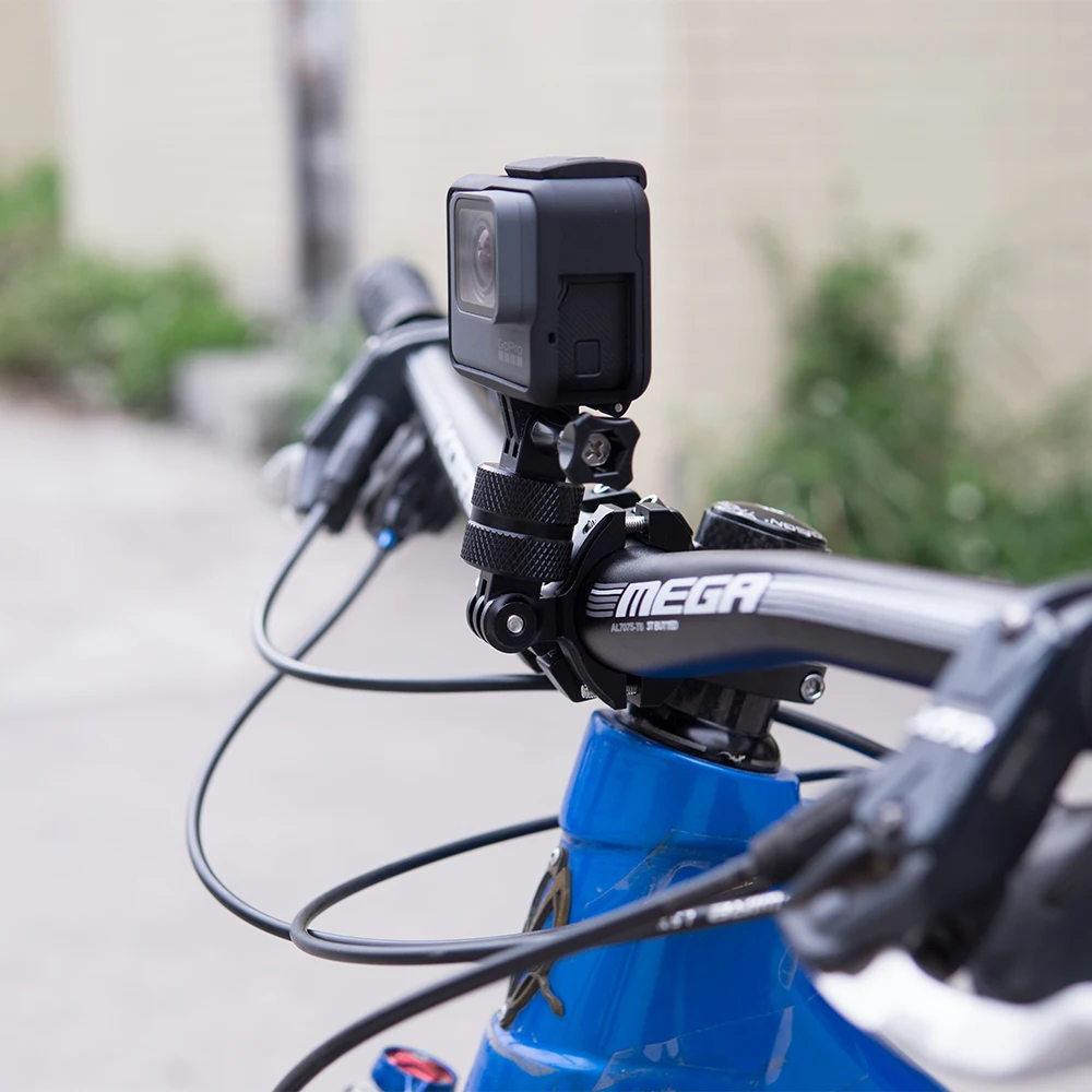 ZTTO 360, велосипедный руль, вращающийся, GoPro, крепление на велосипед, камера, крепление, держатель, адаптер, кронштейн для Go pro, Xiaomi Virb, MTB, дорожный велосипед