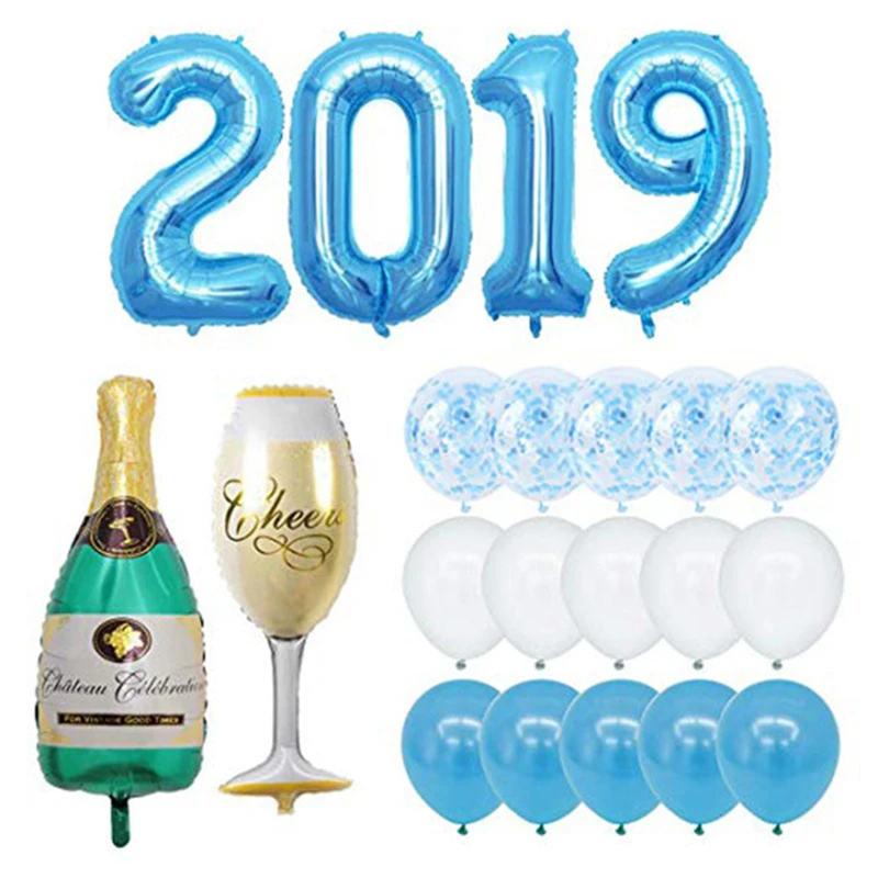 2019 надувные буквы вечерние воздушные шары для украшения Fiesta взрослых Anniversaire