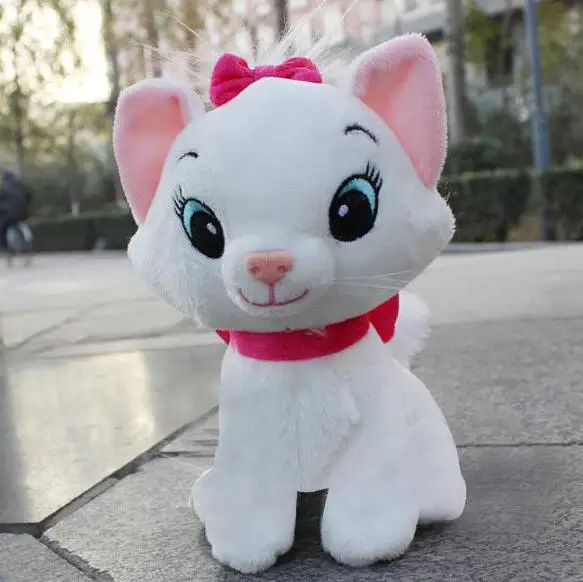 

1pc 20cm The Aristocats Cat Plush Toys Marie Cat Plush Dolls Kawaii Soft Cartoon Animals toys for Children