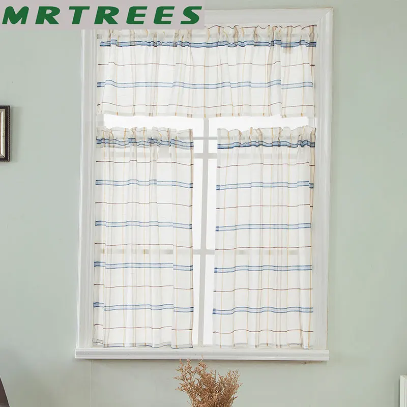MRTREES шторы для кухни тюль на окна плед белье Короткие Кухня в Спальня Гостиная