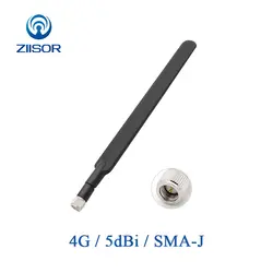 4G/LTE резиновая антенна B315 B310 маршрутизатор 5dBi Wi-Fi антенна B593 E5186 90 ° Гибкая SMA Мужская Внешняя антенна Ziisor Z04-B4GSJ-A