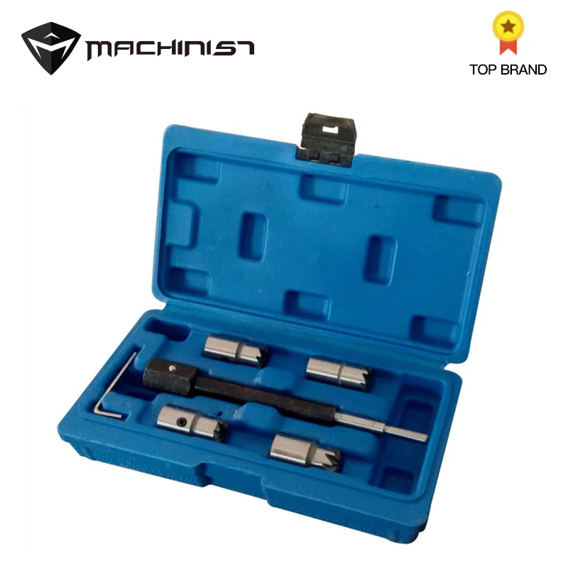 

5Pcs Auto Car Diesel Injector Seat Cutter Cleaner Repair Remover Removal Tool Kit
