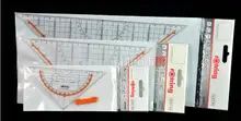 New Germany rotring red ring professional triangular plate drawing isosceles triangle ruler with handle protractor free